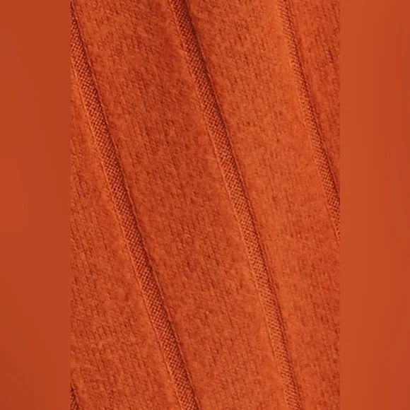 BP Women’s Rust Color Ribbed Robe Size XL - Picture 9 of 10